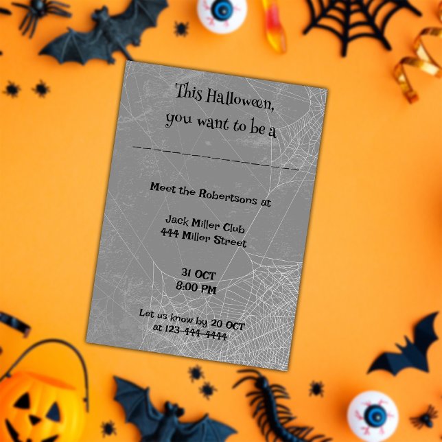 Invitation Personnaliser de plaisir d'Halloween (Créateur téléchargé)