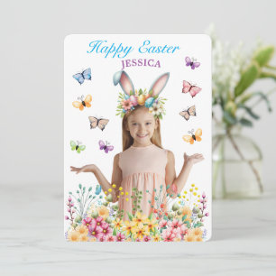 Invitation Personnaliser Drôle Ears Bunny de Pâques