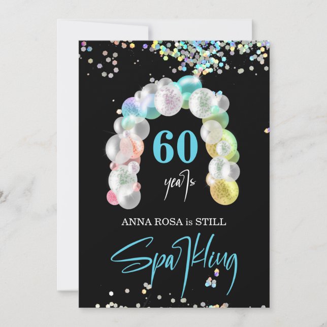 Invitation *~* PERSONNALISER GÉNÉRIQUE n'importe quel âge Bal (Devant)