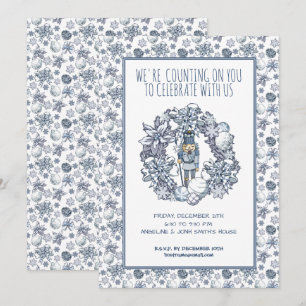 Invitation Personnaliser la couronne de noisettes blanches de