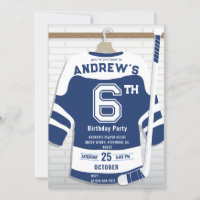 Personnaliser la fête d'anniversaire de hockey num