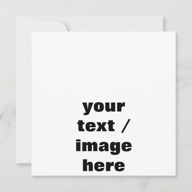 Invitation Personnaliser la Personnaliser (Devant)