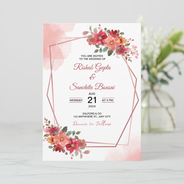 Invitation Personnaliser le désherbage floral esthétique Invi (Créateur téléchargé)