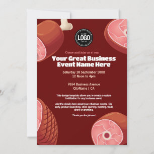 Invitation Personnaliser l'entreprise Boutique