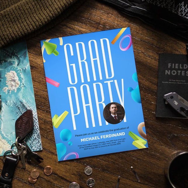 Invitation Personnaliser l'invitation de la fête de remise de (Créateur téléchargé)