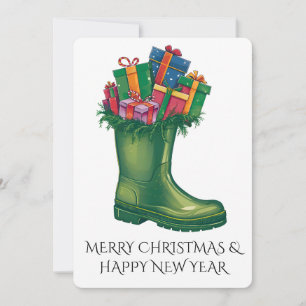 Invitation Personnalisez les nouvelles bottes de Santa