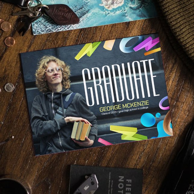 Invitation Personnalisez une annonce de remise de diplôme fan (Créateur téléchargé)