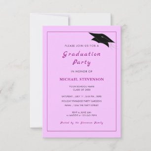 Invitation Personnalisez vos couleurs et carton d'invitation