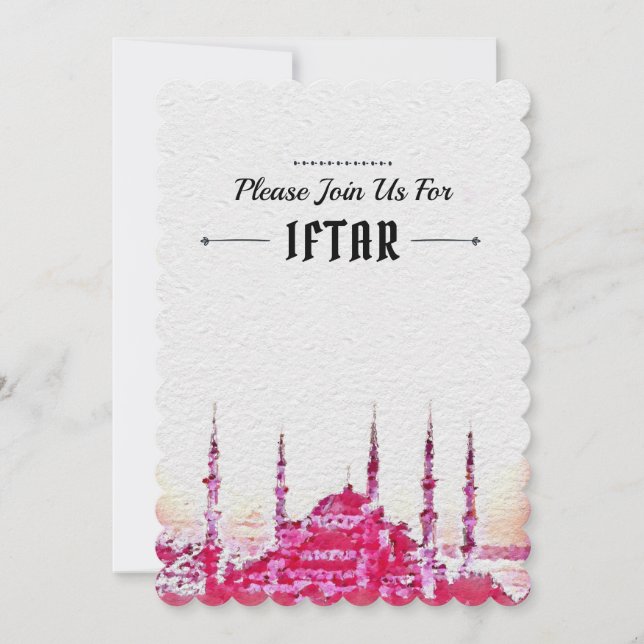 Invitation Personnalisez votre texte (Devant)