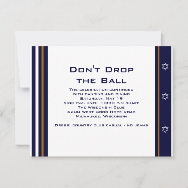 Invitation Personnalité de Daniel Jake (Devant)