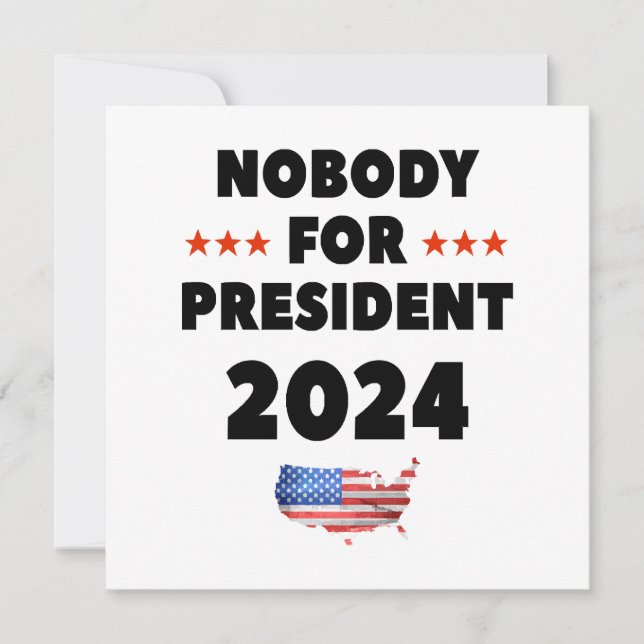 Invitation Personne pour Président 2024 (Devant)
