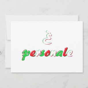 Invitation personnelle