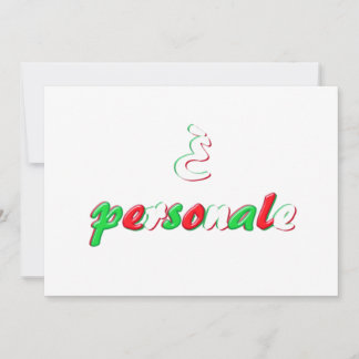 Invitation personnelle