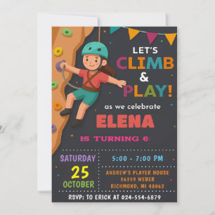Invitation personnelle pour une fête d'anniversair