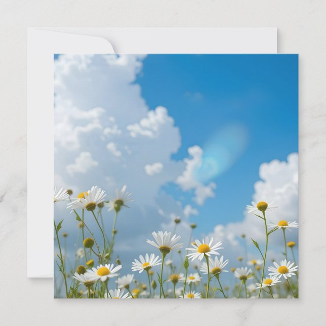 Invitation Pétales Choyés par le Soleil (Devant)