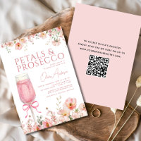 Pétales de code QR et Fête des mariées de cache ro