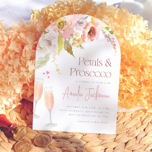Invitation Pétales et Procuco Fête des mariées d'arc floral