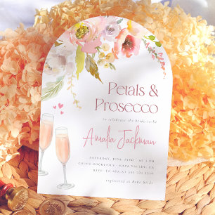 Invitation Pétales et Procuco Fête des mariées d'arc floral