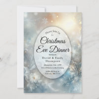 Pétales Gelés dans le Dîner de la Veille de Noël e