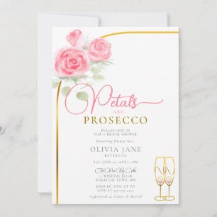 Invitation Pétales Poursuivre Roses Boho Arch Fête des mariée