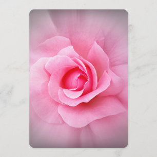 Invitation Pétales roses