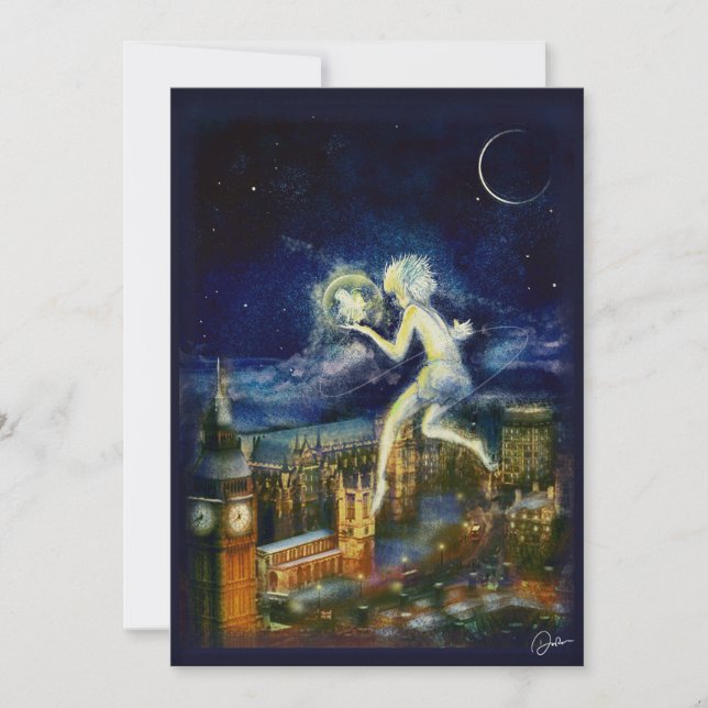 Invitation Peter Pan Christmas Card (Devant)