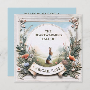 Invitation Peter Rabbit dans le jardin