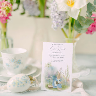 Invitation Peter Rabbit de Pâques