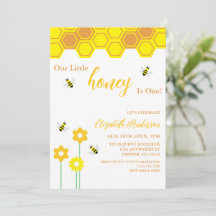 Petit anniversaire de abeille à miel
