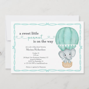 Invitation Petit arachide douce Baby shower neutre entre les