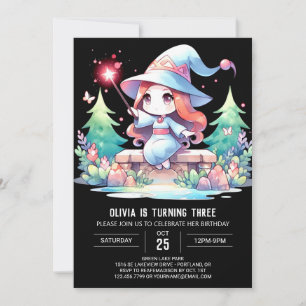 Invitation Petit Assistant Mystique Anniversaire