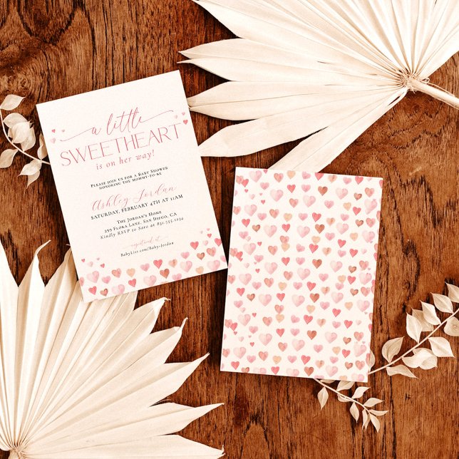 Invitation Petit Baby shower amoureux Invitation, Baby shower (Créateur téléchargé)