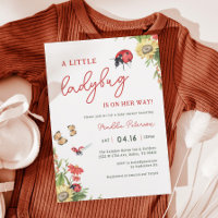Petit Baby shower de fille Ladybug