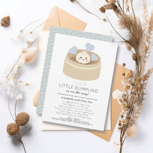 Invitation Petit Baby shower de garçon jetable par courrier