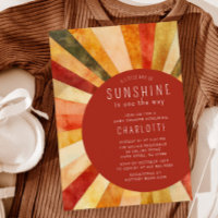 Petit Baby shower ensoleillé