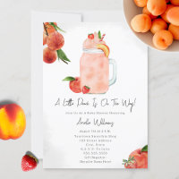 Petit Baby shower Fruit Smoothie Fille Peach