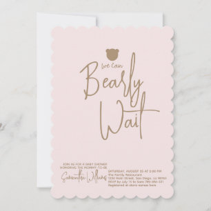Invitation Petit Baby shower minimaliste moderne