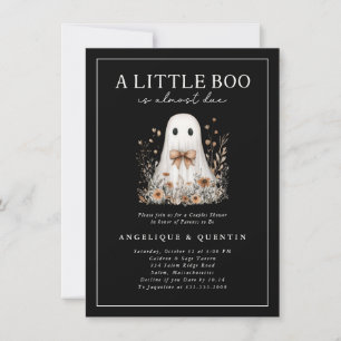 Invitation Petit Boo Cute Ghost Fleurs sauvages Couples Douch