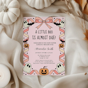 Invitation Petit Boo Halloween Coquette Baby shower