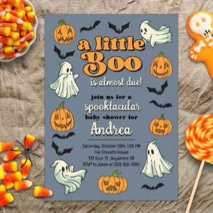 Invitation Petit Boo Presque Dû Mignonne Ghost Halloween Douc