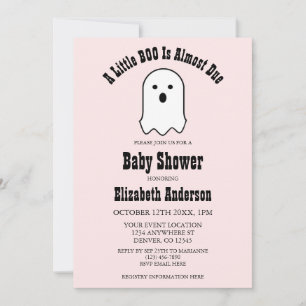 Invitation Petit BOO Sur Le Chemin Baby shower Fantôme Hallow