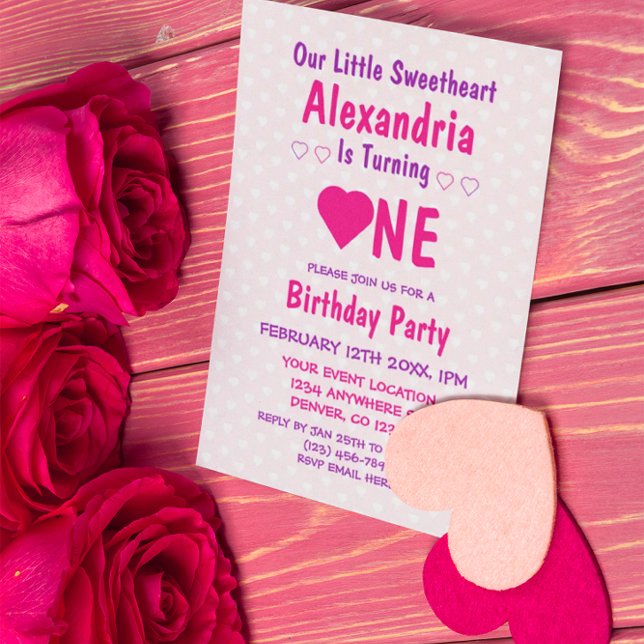 Invitation Petit chéri 1er anniversaire (Créateur téléchargé)