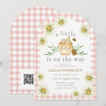 Petit Chéri En Route Fête Prénatale Bébé Rose QR
