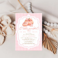 Petit Citrouille mignon Bow Girl Baby shower