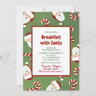 Invitation Petit Déjeuner de Noël avec le Père Noë
