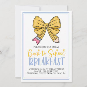 Invitation petit-déjeuner de rentrée scolaire