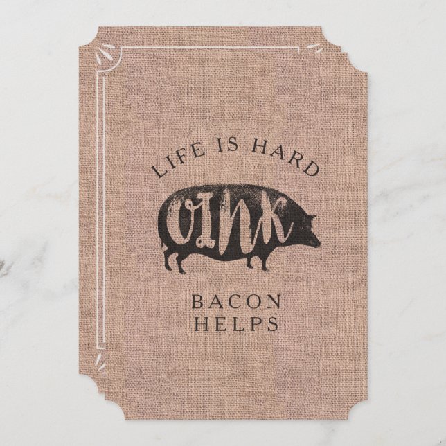 Invitation Petit-déjeuner ou Brunch Pique-nique pour les amat (Devant / Derrière)