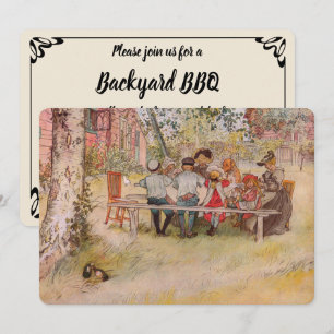 Invitation Petit-déjeuner sous l'invitation Big Birch BBQ Par