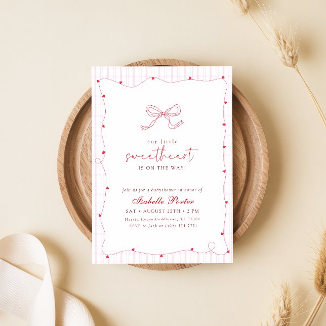 Invitation Petit Douceur Baby Shower (Créateur téléchargé)