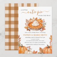 Petit Gâteau Pumpkin Pie Fête de Bébé d'Automne